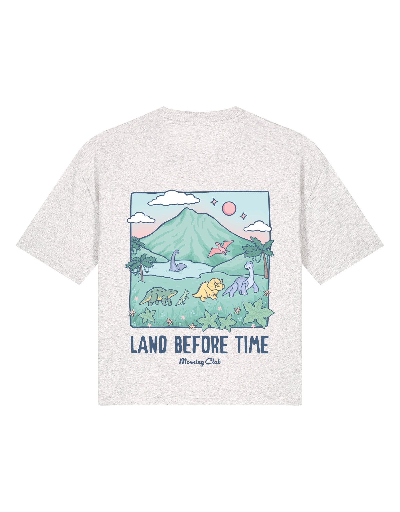 Dinosaurs Boxy Organic Cotton Tee