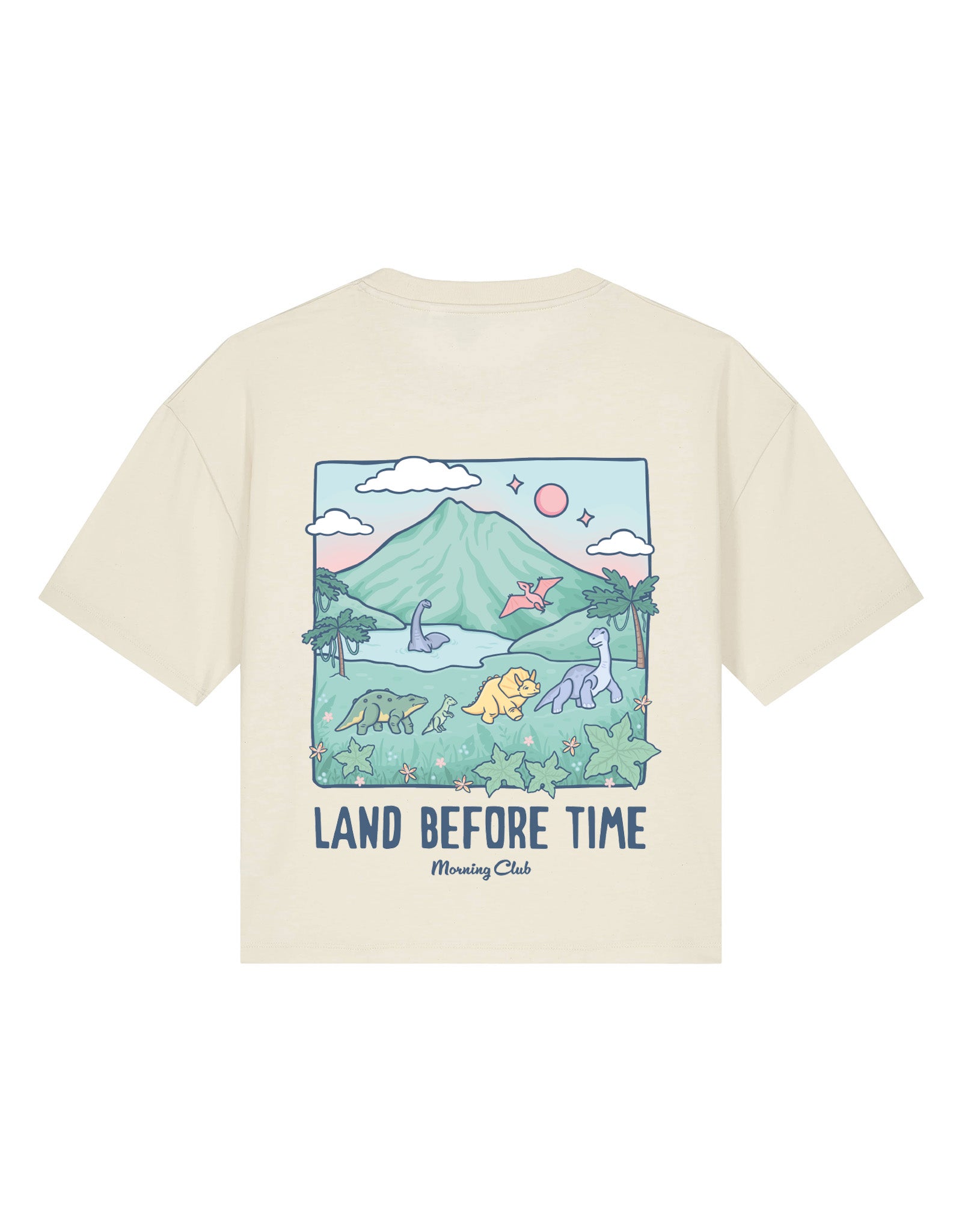 Dinosaurs Boxy Organic Cotton Tee