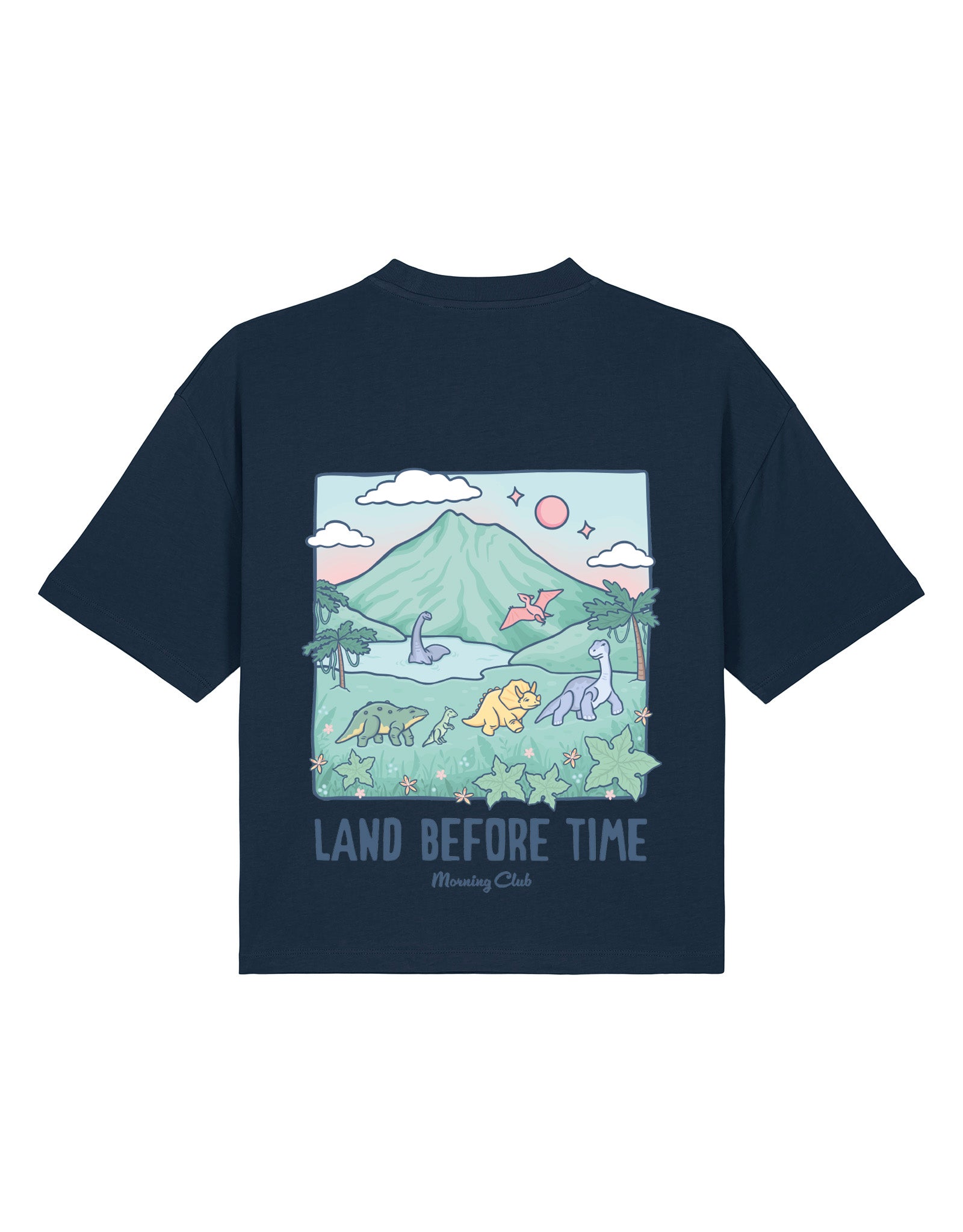 Dinosaurs Boxy Organic Cotton Tee