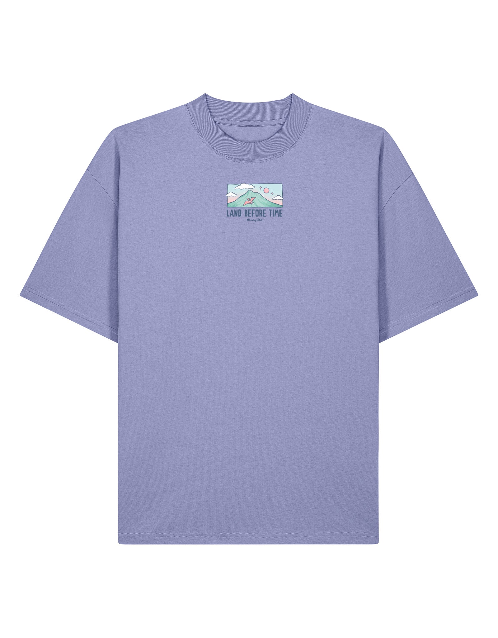 Dinosaurs Printed Oversized Organic Cotton Tee