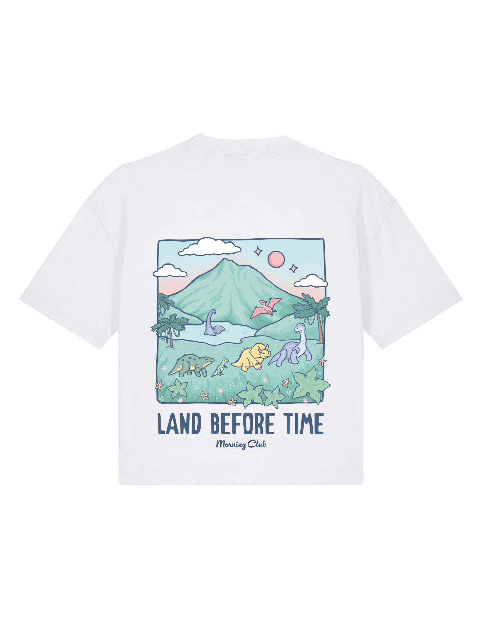 Dinosaurs Boxy Organic Cotton Tee