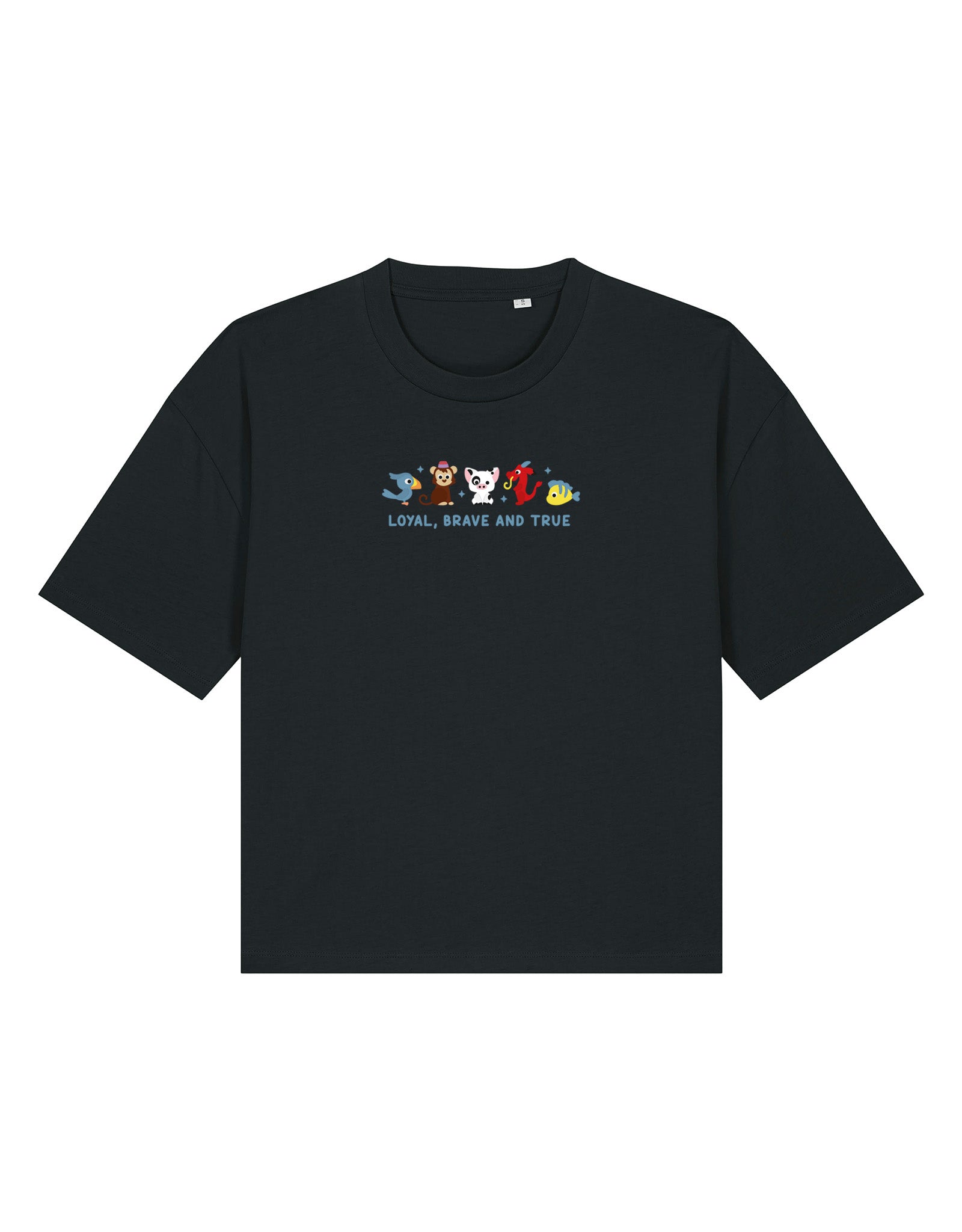 Sidekicks Embroidered Boxy Organic Cotton Tee