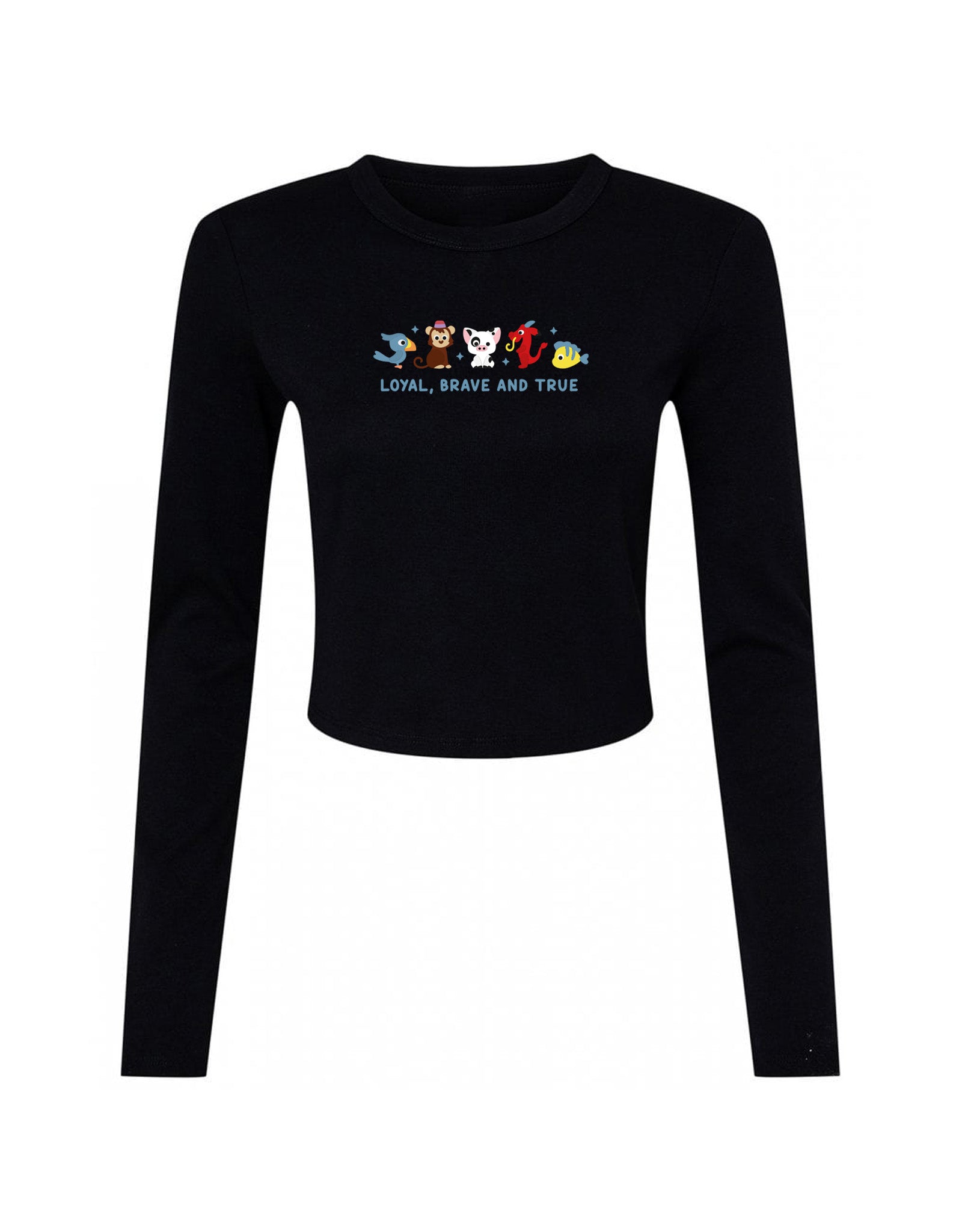 Sidekicks Embroidered Micro Rib Long Sleeved Tee