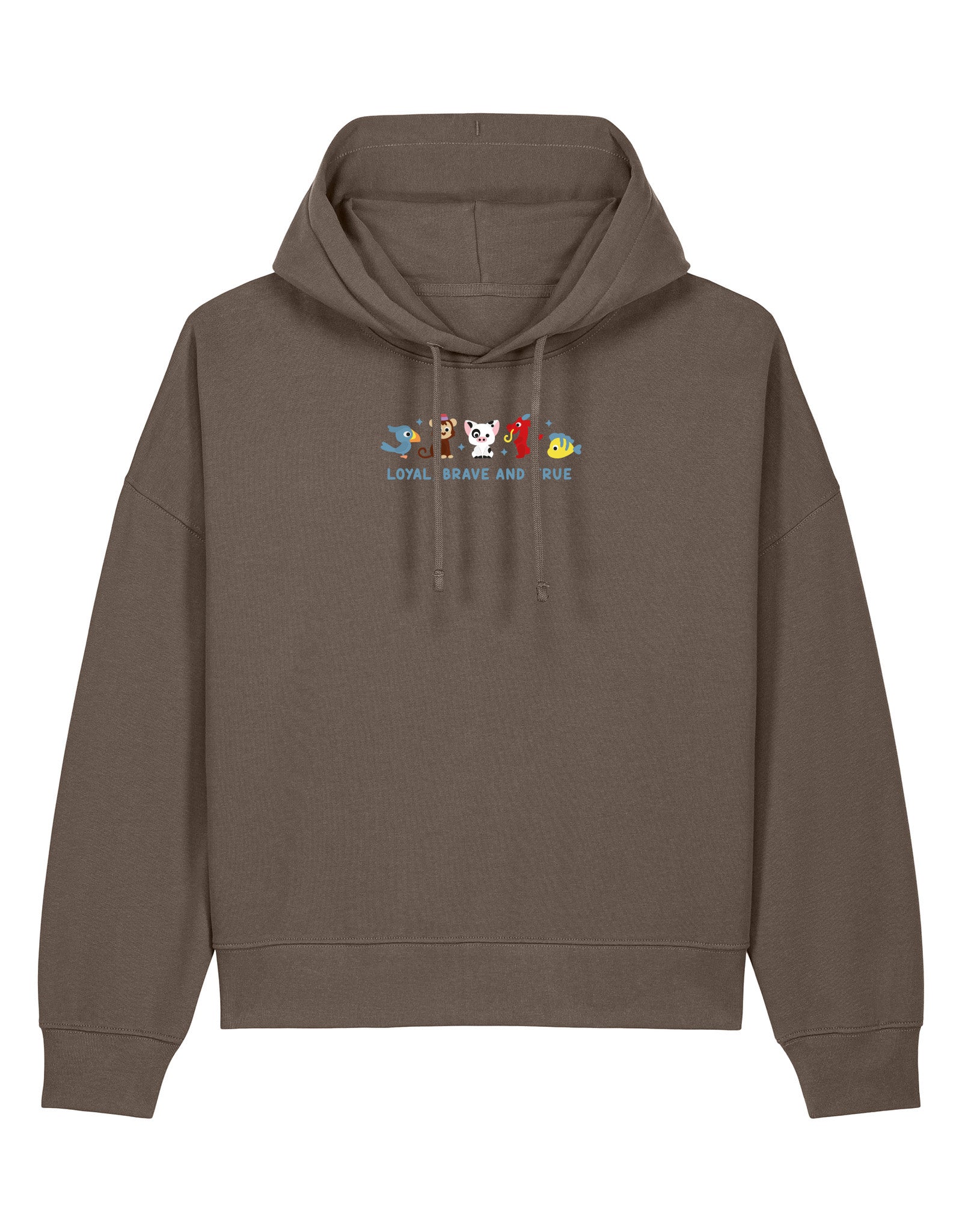 Sidekicks Embroidered Boxy Organic Cotton Hoodie