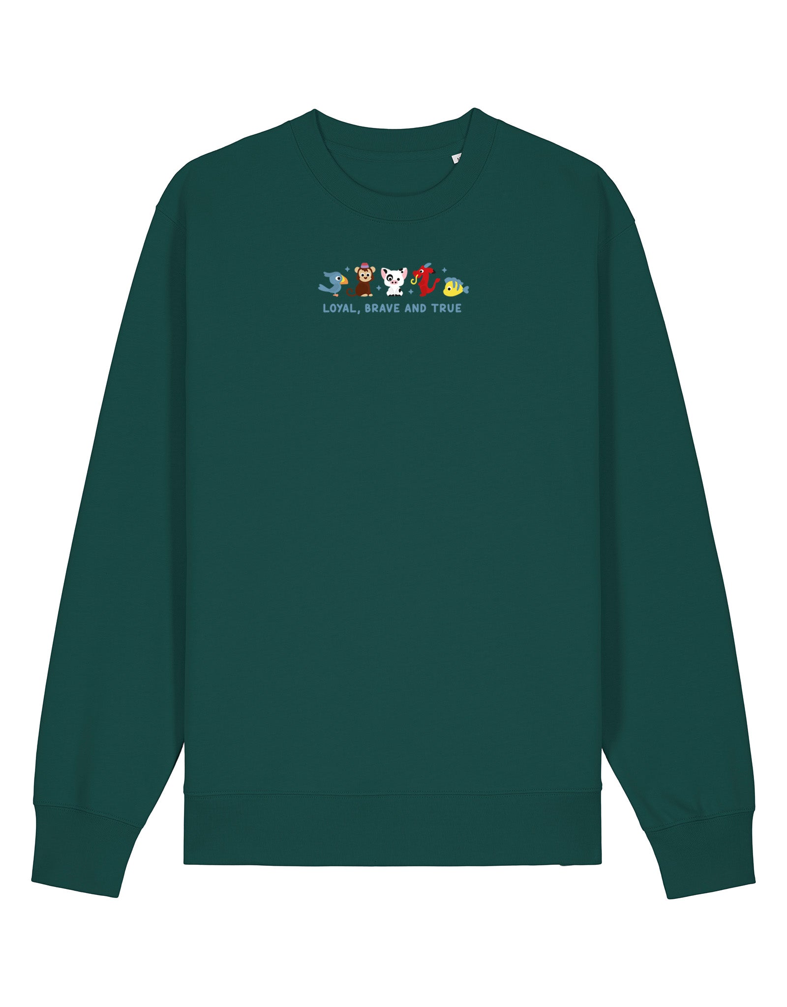 Sidekicks Embroidered Organic Cotton Sweatshirt