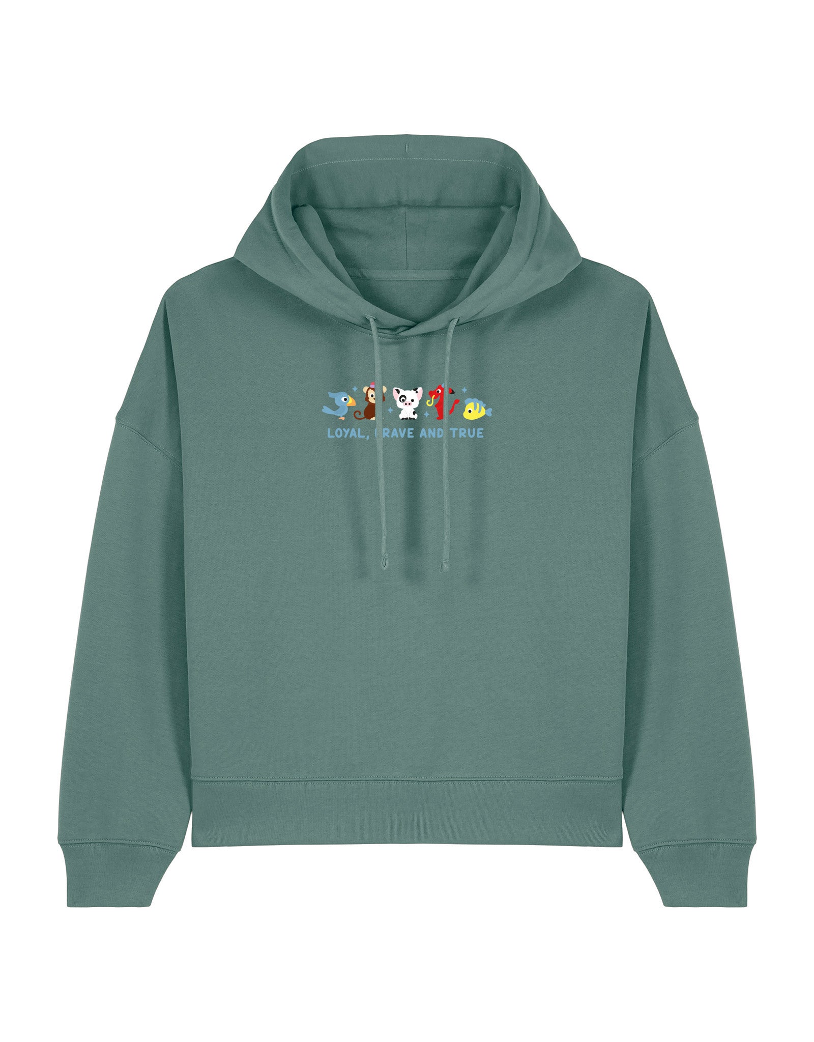 Sidekicks Embroidered Boxy Organic Cotton Hoodie