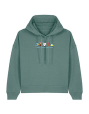 Sidekicks Embroidered Boxy Organic Cotton Hoodie