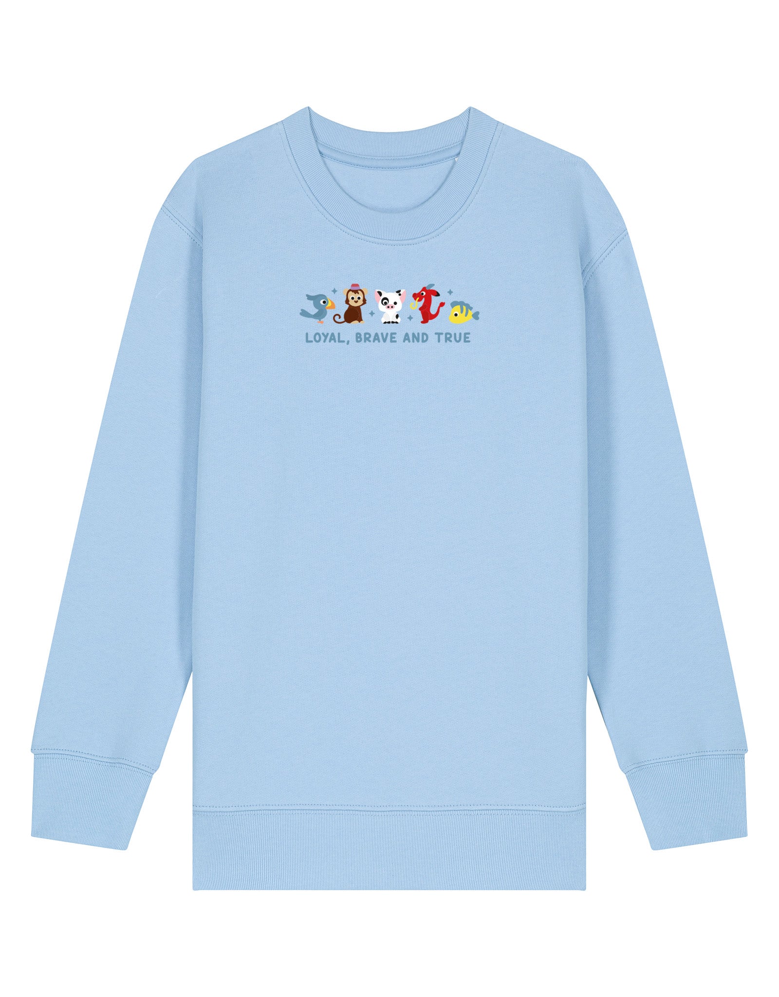 Sidekicks Embroidered Organic Cotton Childrens Sweatshirt