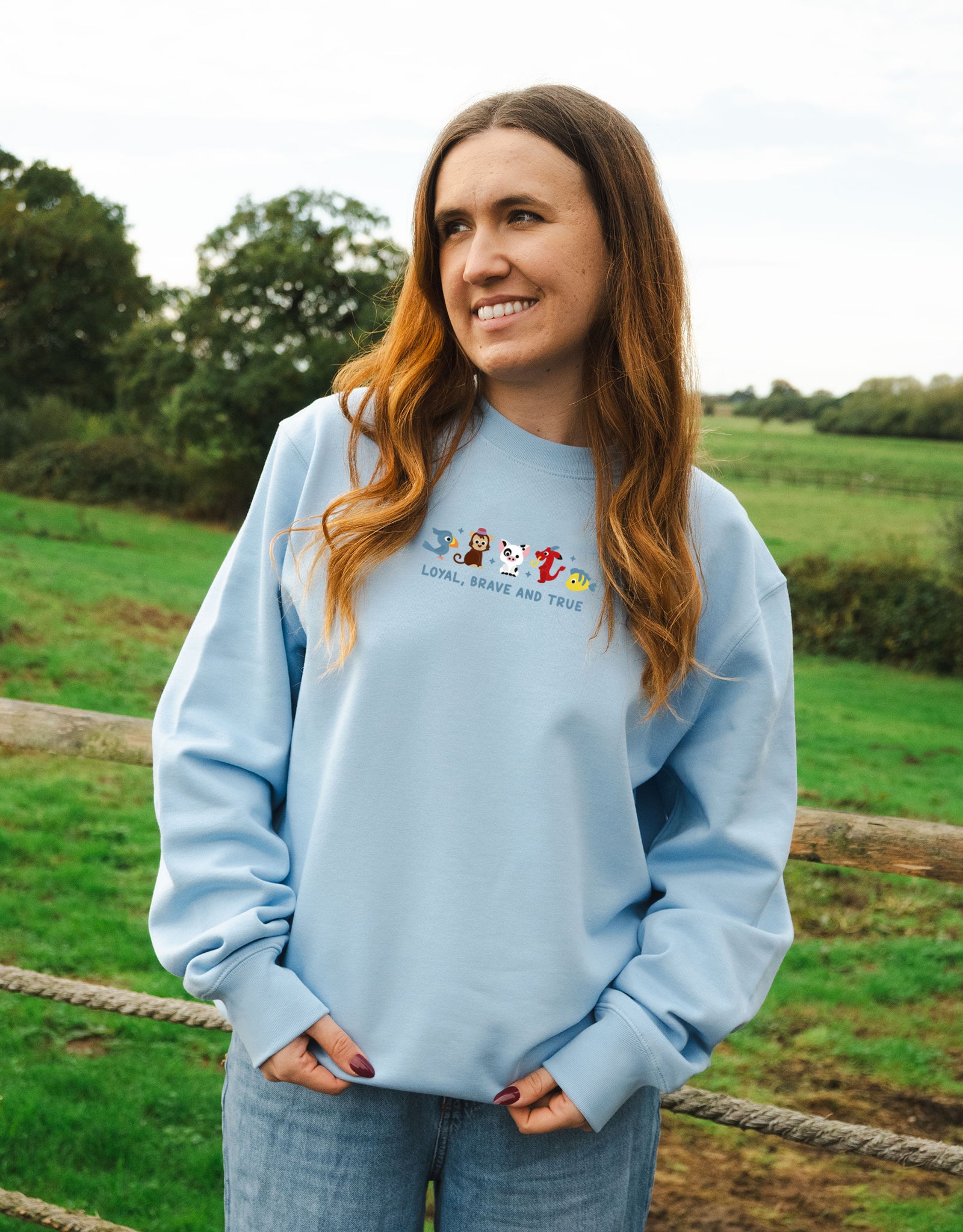 Sidekicks Embroidered Organic Cotton Sweatshirt