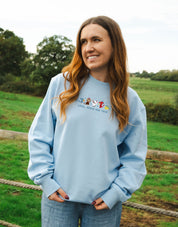Sidekicks Embroidered Organic Cotton Sweatshirt