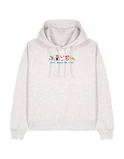 Sidekicks Embroidered Boxy Organic Cotton Hoodie