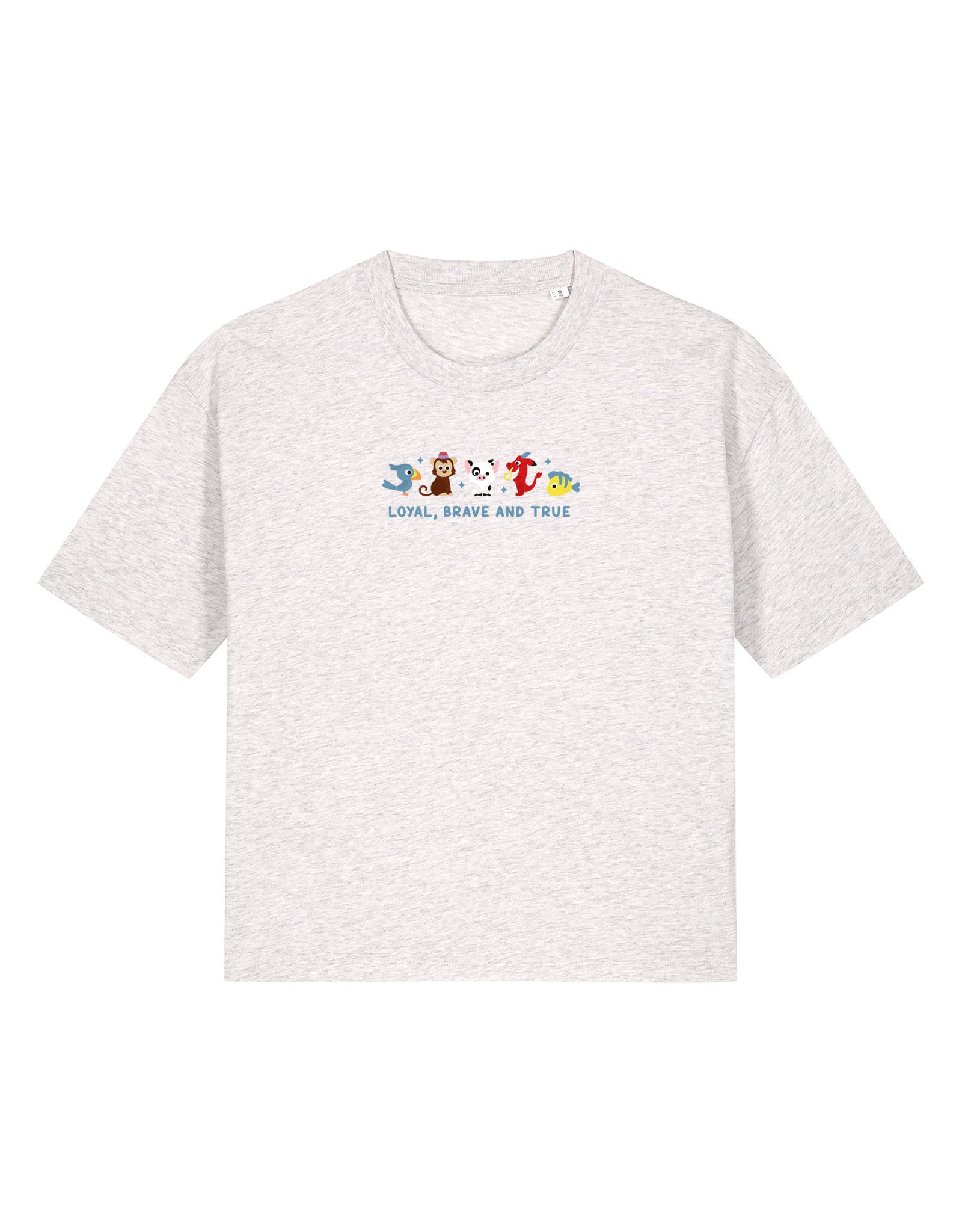 Sidekicks Embroidered Boxy Organic Cotton Tee