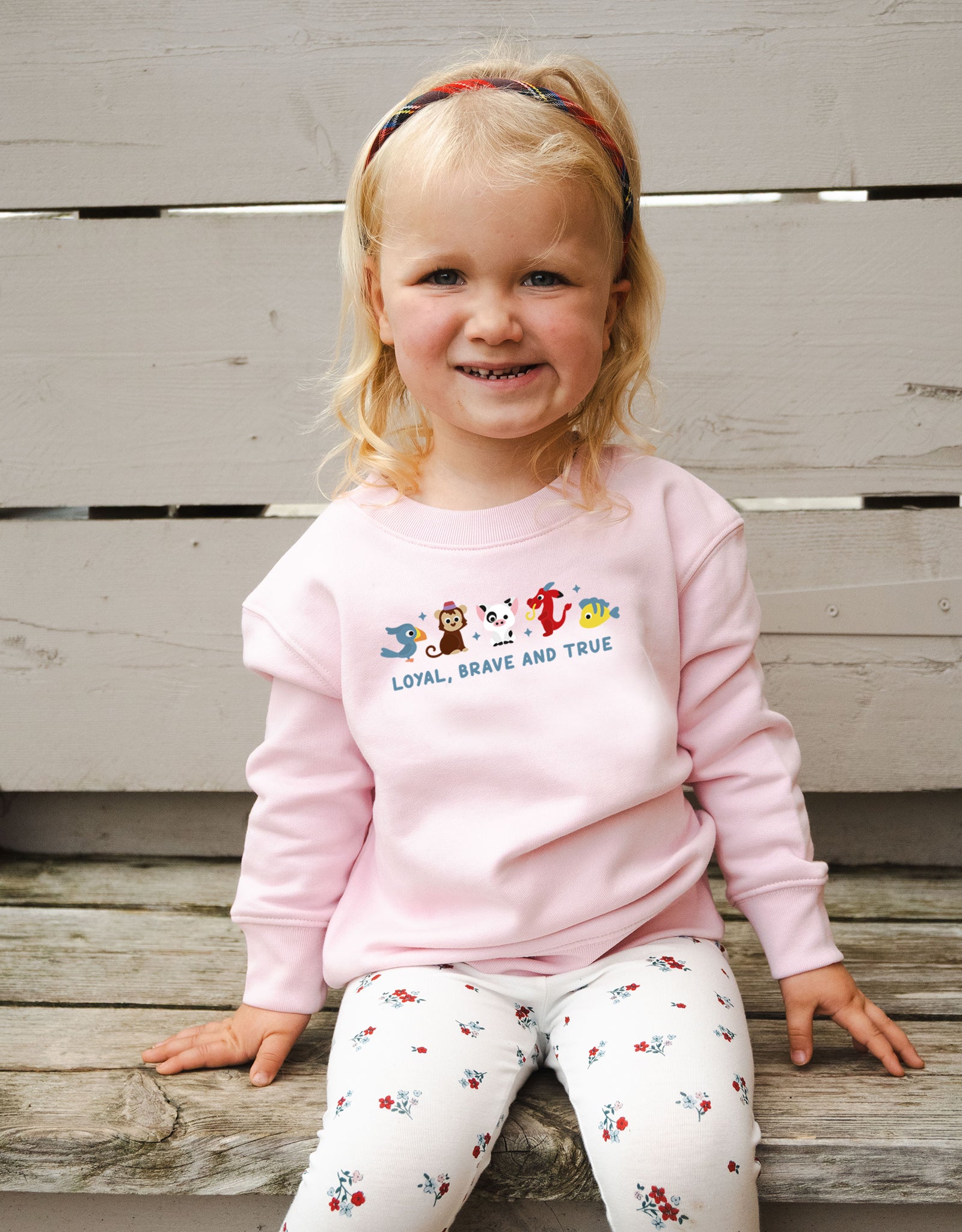 Sidekicks Embroidered Organic Cotton Childrens Sweatshirt