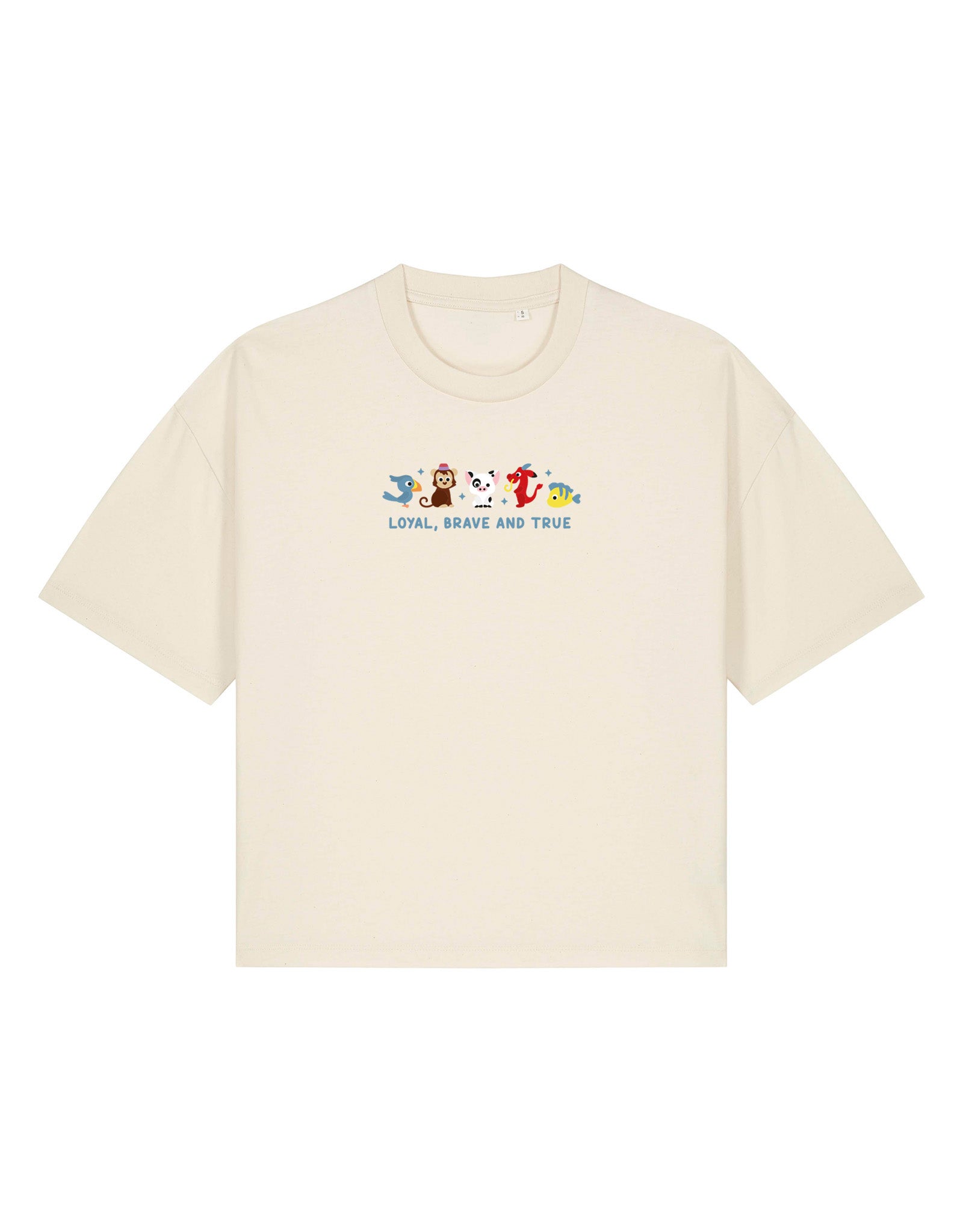 Sidekicks Embroidered Boxy Organic Cotton Tee