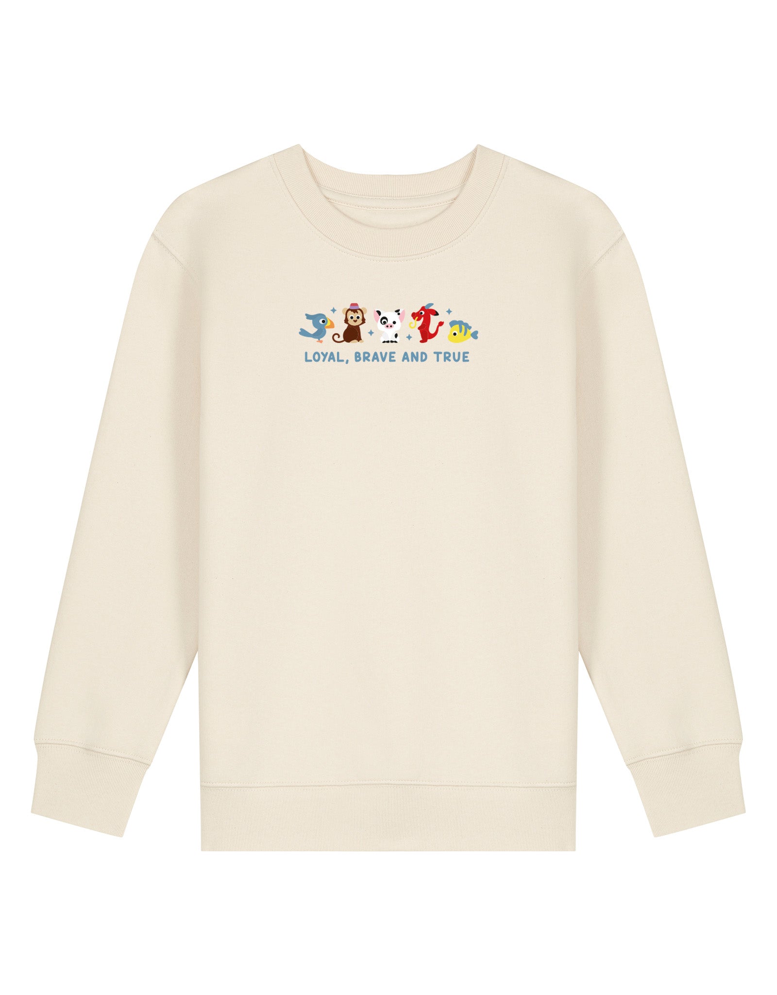 Sidekicks Embroidered Organic Cotton Childrens Sweatshirt