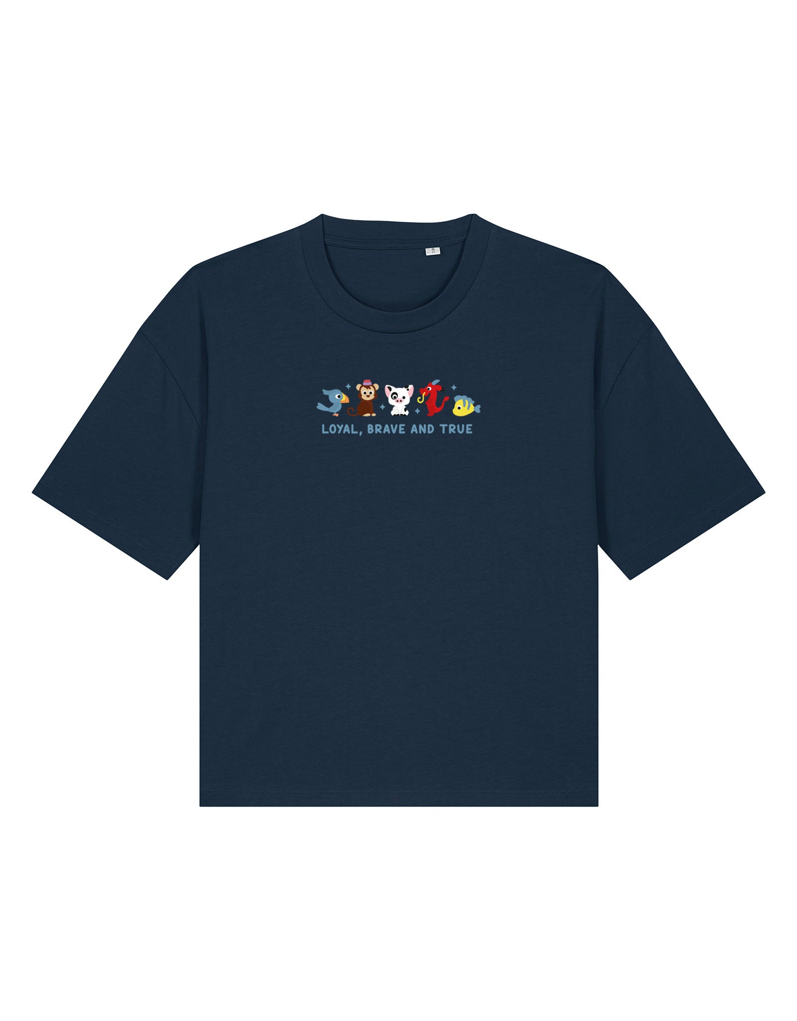 Sidekicks Embroidered Boxy Organic Cotton Tee