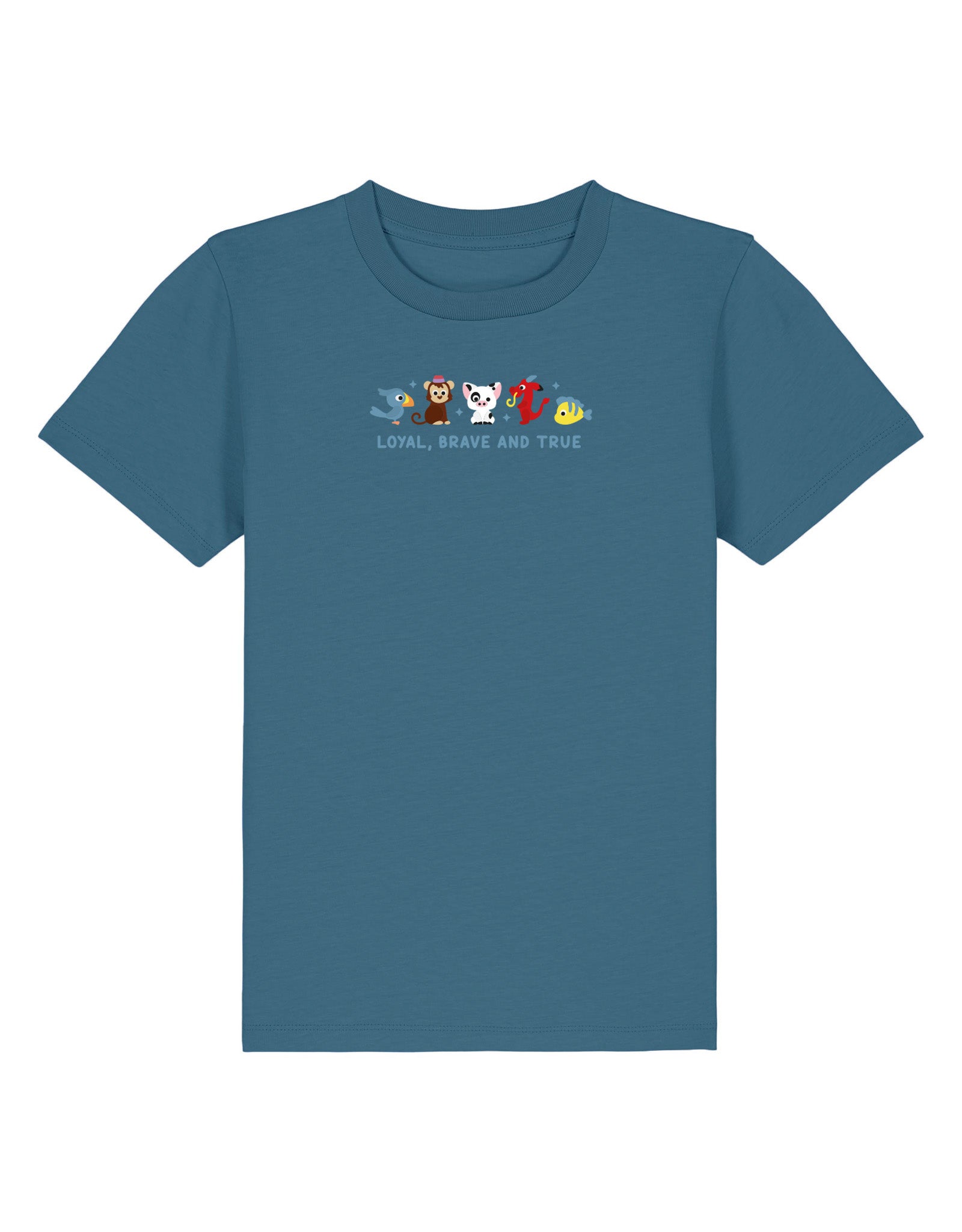 Sidekicks Embroidered Organic Cotton Childrens T-Shirt