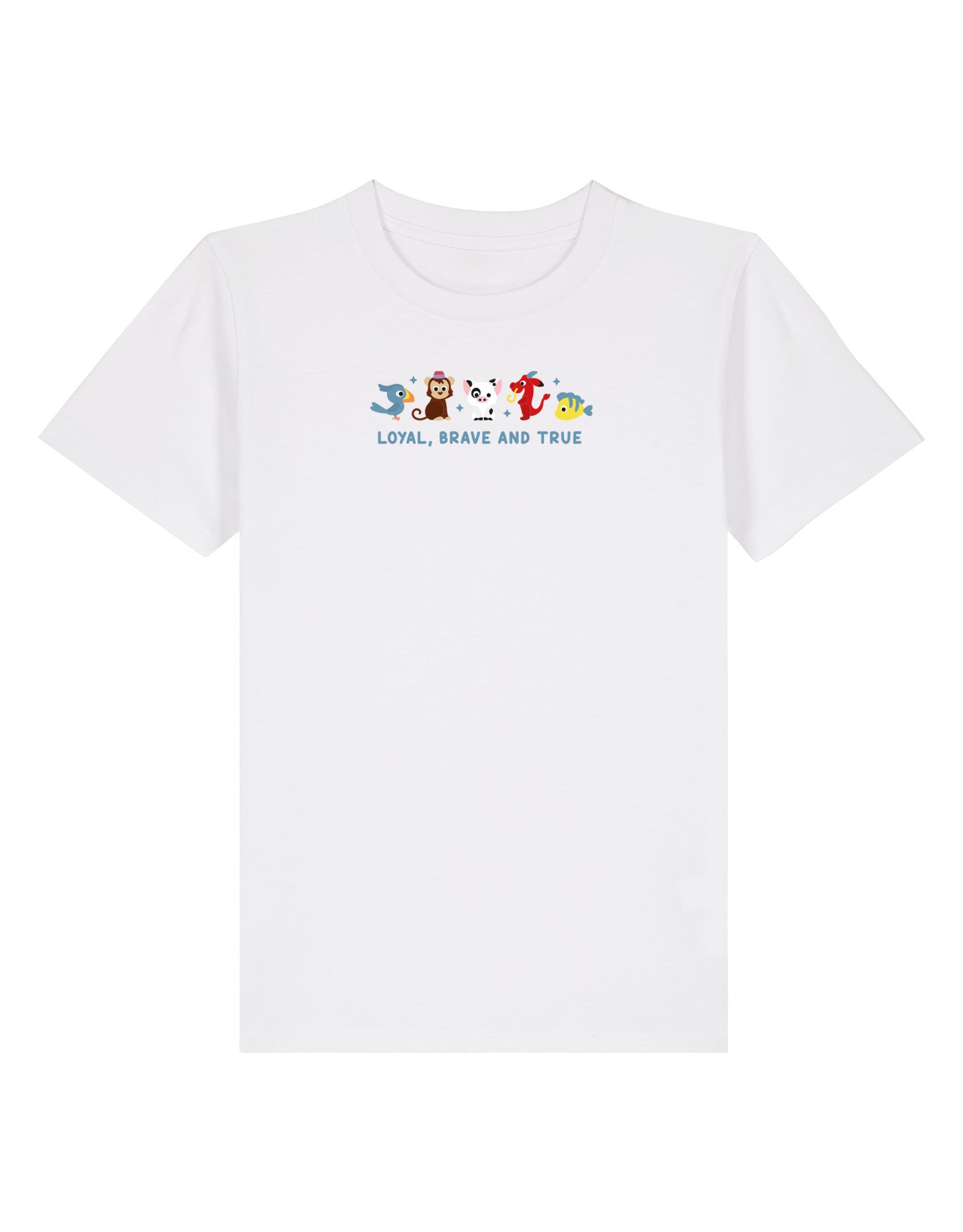 Sidekicks Embroidered Organic Cotton Childrens T-Shirt