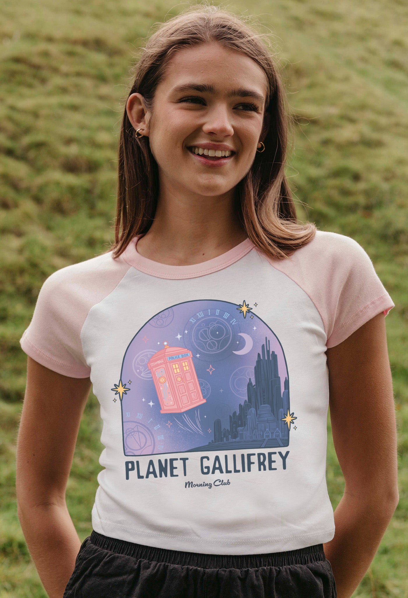 Who Micro Rib Baby Tee