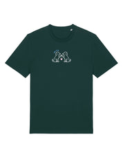Dog Club Embroidered Organic Cotton T-Shirt