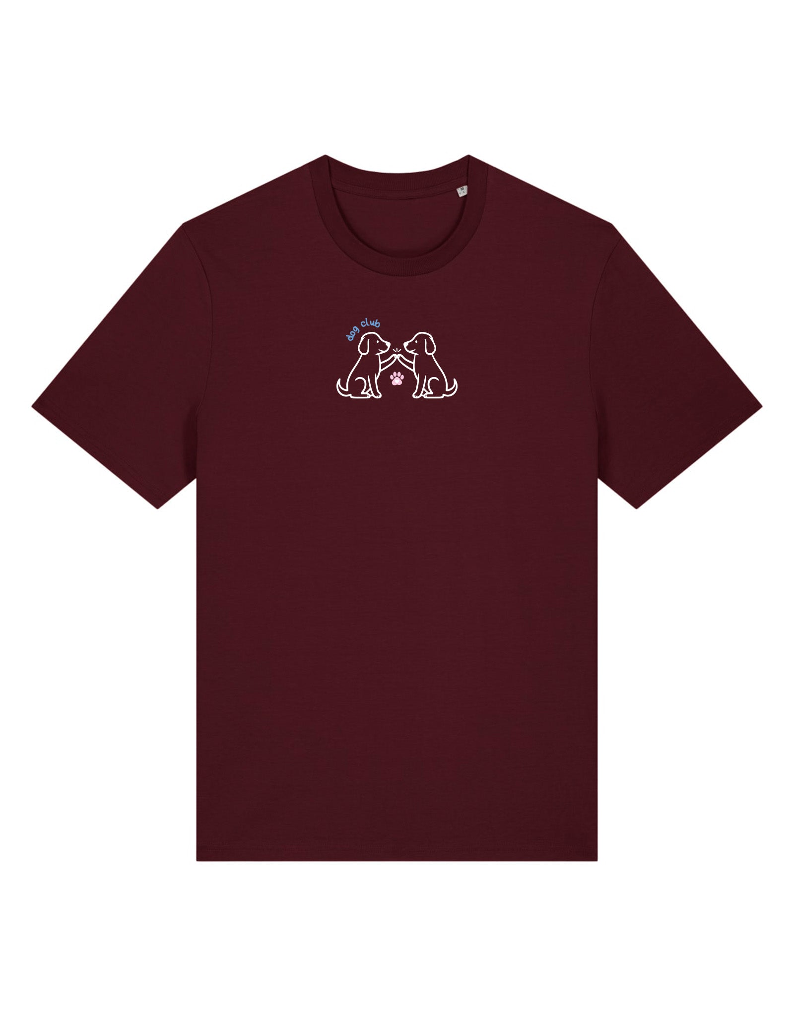 Dog Club Embroidered Organic Cotton T-Shirt