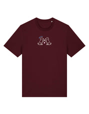 Dog Club Embroidered Organic Cotton T-Shirt