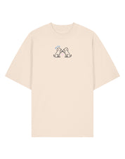 Dog Club Embroidered Oversized Organic Cotton Tee