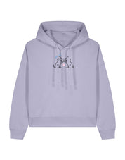 Dog Club Embroidered Boxy Organic Cotton Hoodie