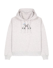 Dog Club Embroidered Boxy Organic Cotton Hoodie