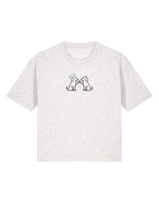 Dog Club Embroidered Boxy Organic Cotton Tee