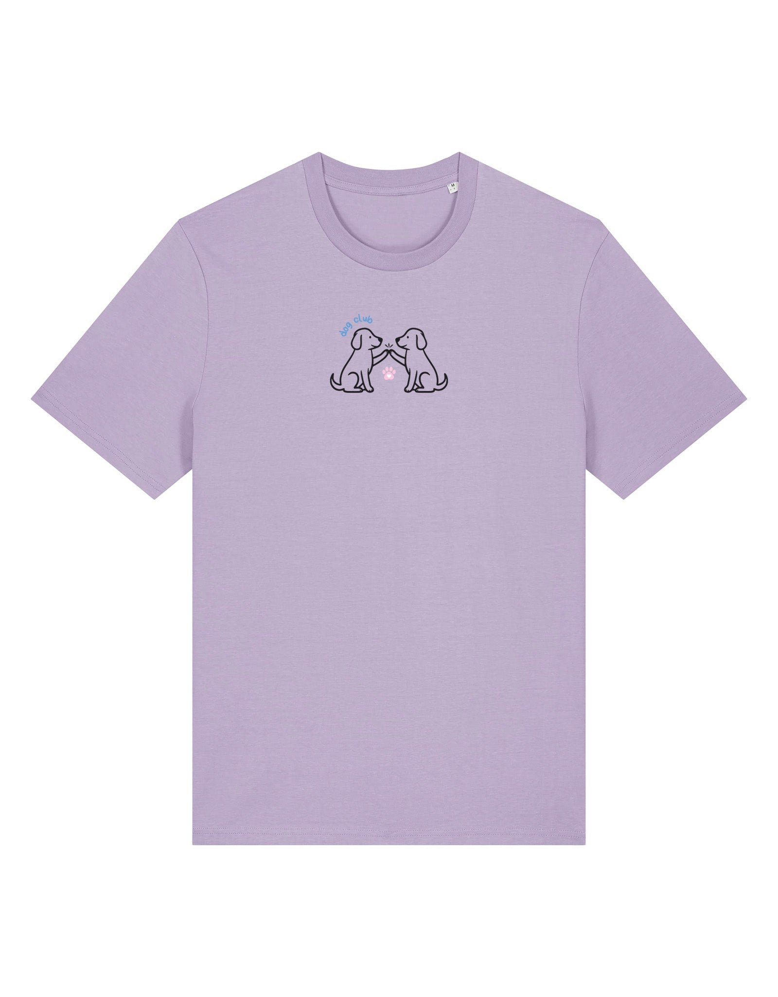 Dog Club Embroidered Organic Cotton T-Shirt