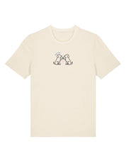 Dog Club Embroidered Organic Cotton T-Shirt