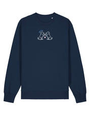Dog Club Embroidered Organic Cotton Sweatshirt
