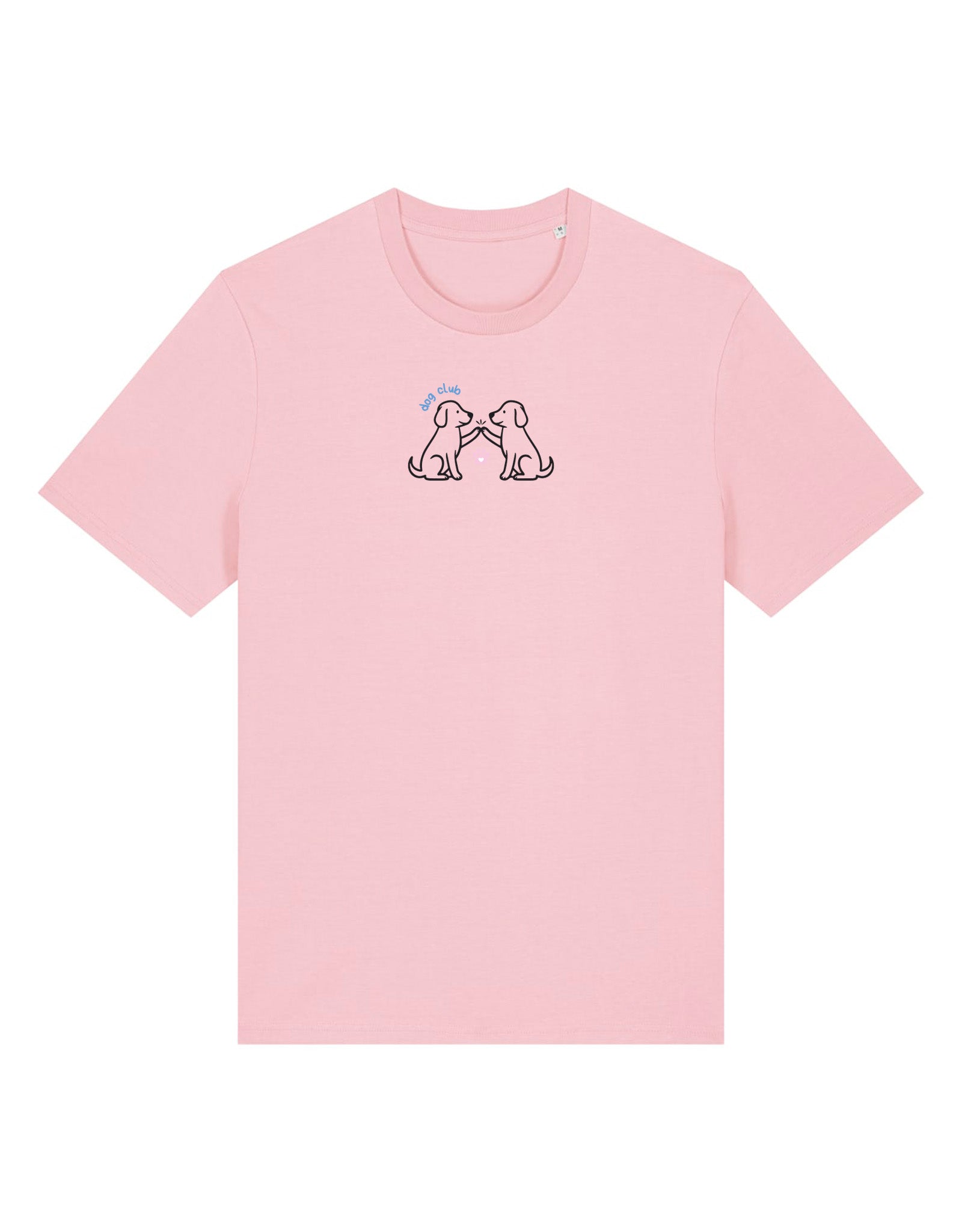 Dog Club Embroidered Organic Cotton T-Shirt