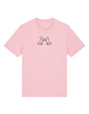 Dog Club Embroidered Organic Cotton T-Shirt