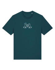Dog Club Embroidered Organic Cotton T-Shirt