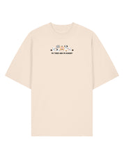 Dogs Embroidered Oversized Organic Cotton T-Shirt