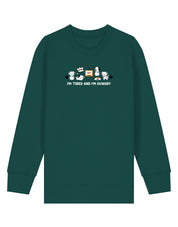 Dogs Embroidered Organic Cotton Childrens Sweatshirt