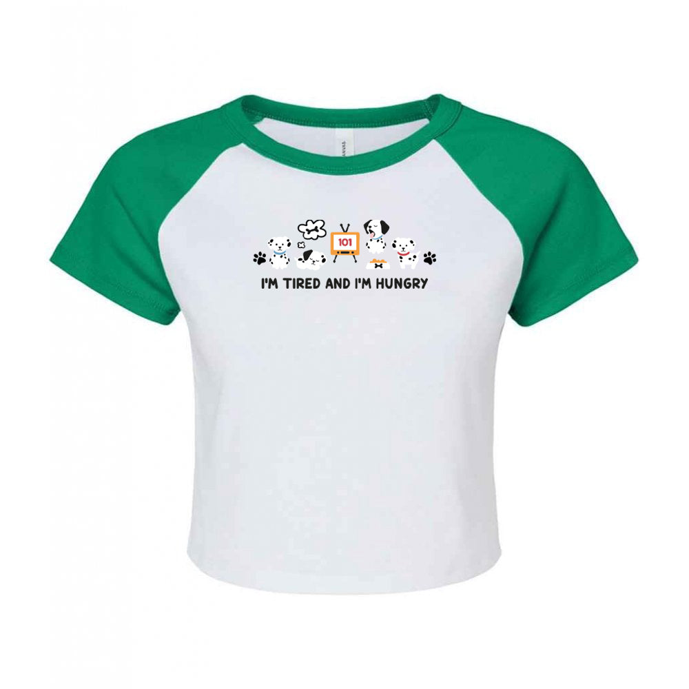 Dogs Embroidered Micro Rib Baby Tee