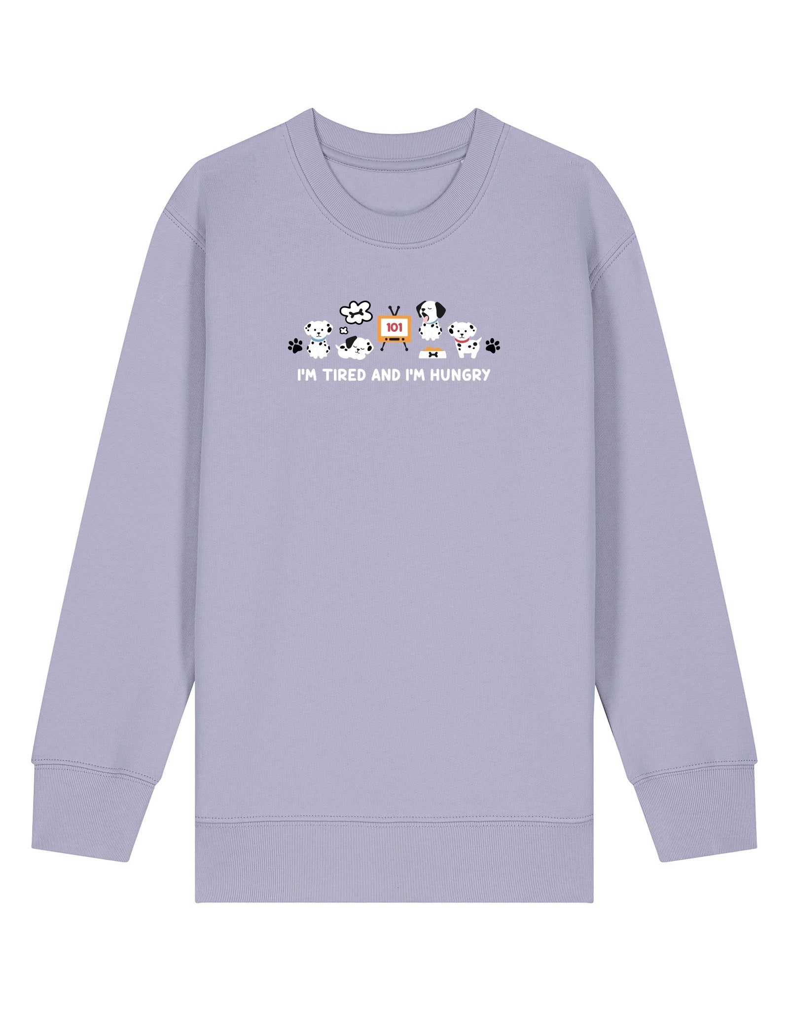 Dogs Embroidered Organic Cotton Childrens Sweatshirt