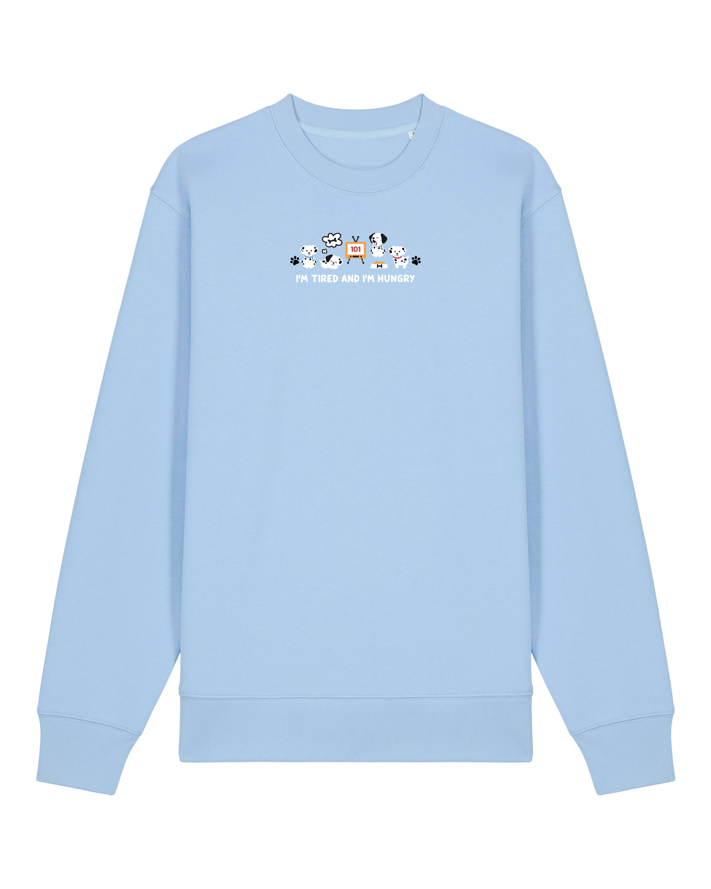 Dogs Embroidered Organic Cotton Sweatshirt