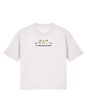 Dogs Embroidered Boxy Organic Cotton Tee