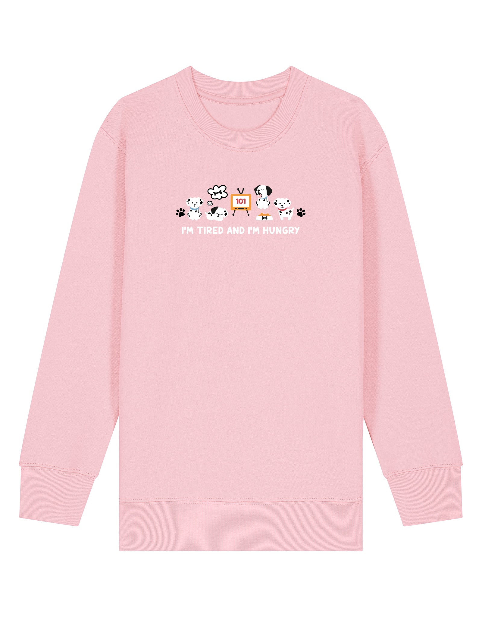 Dogs Embroidered Organic Cotton Childrens Sweatshirt