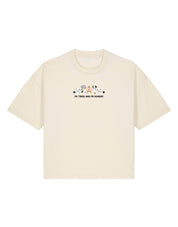 Dogs Embroidered Boxy Organic Cotton Tee