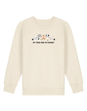 Dogs Embroidered Organic Cotton Childrens Sweatshirt