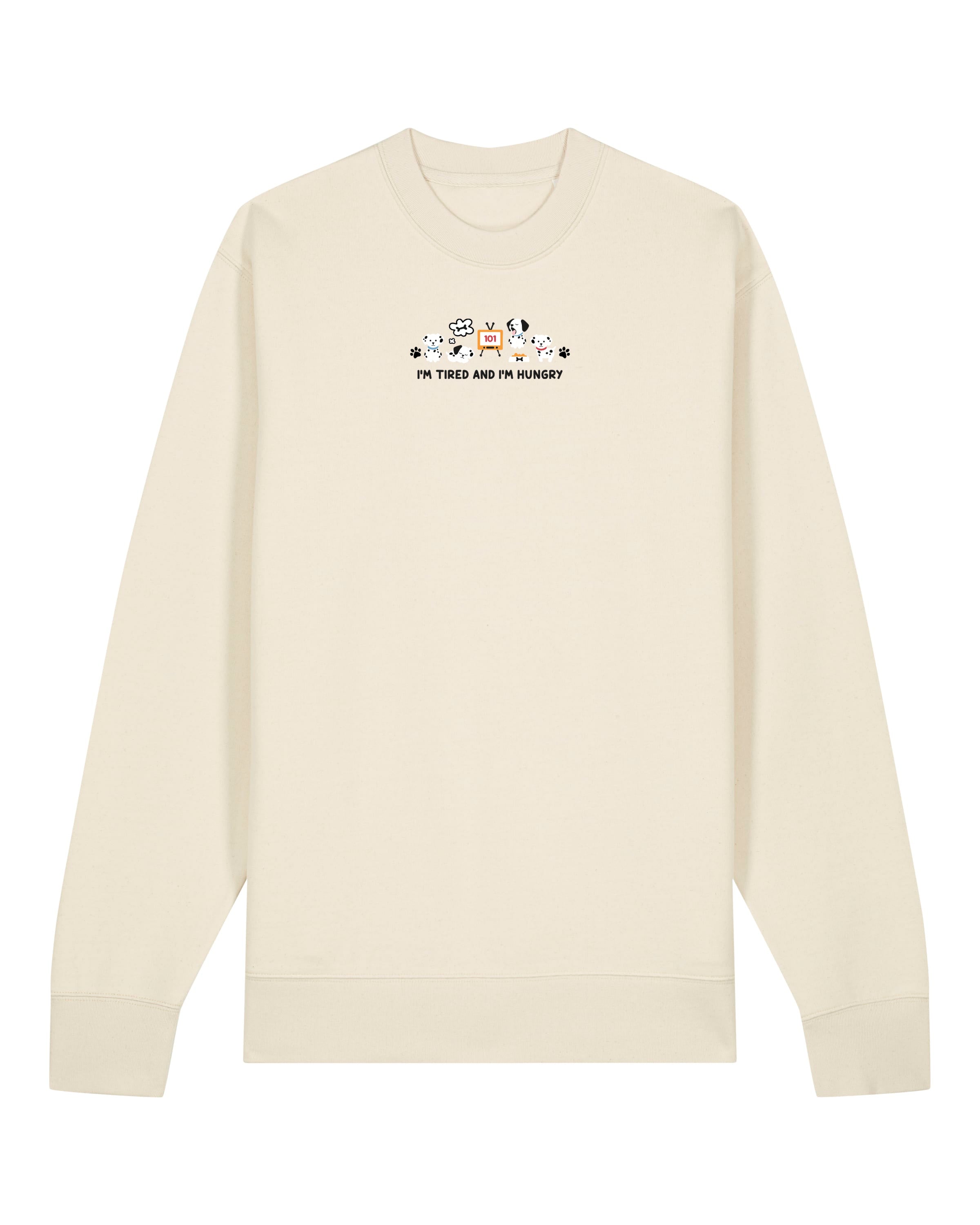 Dogs Embroidered Organic Cotton Sweatshirt