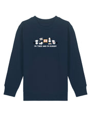 Dogs Embroidered Organic Cotton Childrens Sweatshirt