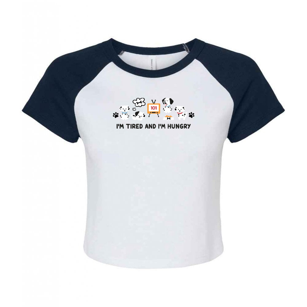 Dogs Embroidered Micro Rib Baby Tee