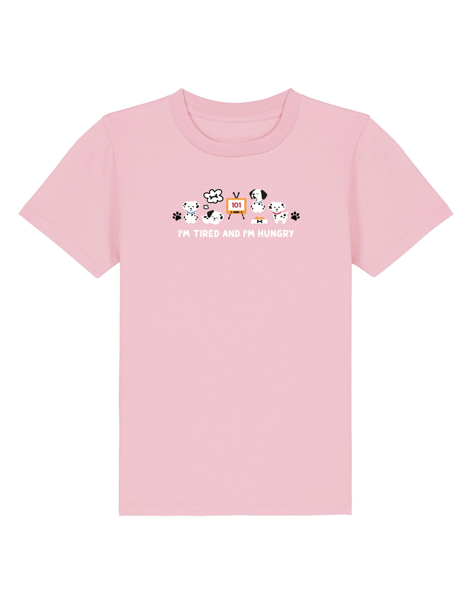 Dogs Embroidered Organic Cotton Childrens T-Shirt