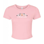 Dogs Embroidered Micro Rib Baby Tee